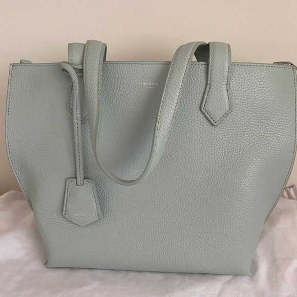 Oroton Bags Oroton Anna Mini Shopper Tote In Mist Blue Poshmark